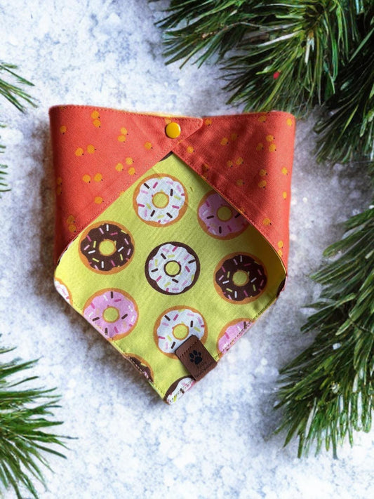 Clementine Meets Donut Dog Bandana